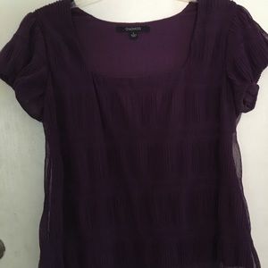 Dark purple shirt
